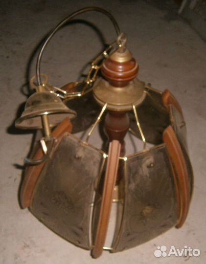 Люстра подвесная потолочная б\у на 3 лампы