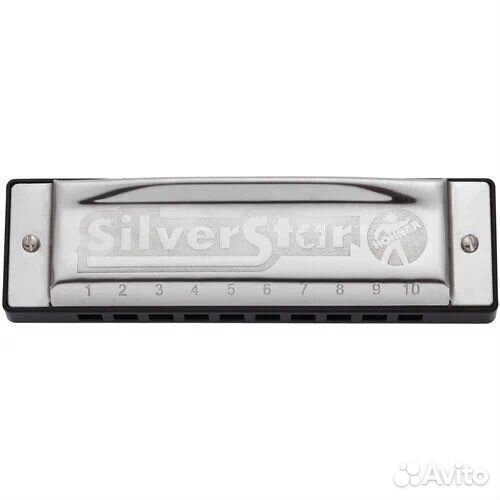 Губная гармошка Hohner Silver Star C как новая
