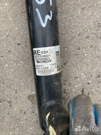 Амортизатор задний W212 пневма