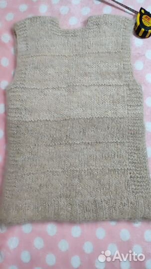 Жилет из верблюжьей шерсти