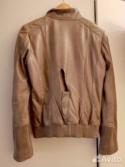 Куртка кожаная женская