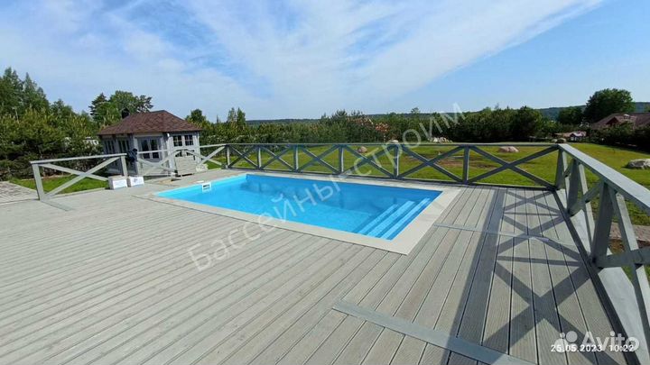 Бассейн 6х3х1,5 от производителя,ступени Бельэтаж1