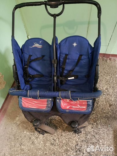 Прогулочная коляска для двойни или погодок
