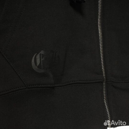 Зип худи Chrome hearts хлопковая оверсайз
