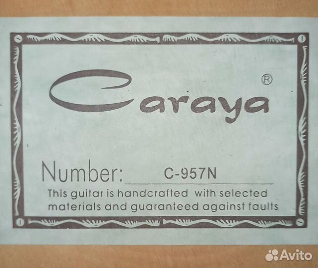 Акустическая гитара Caraya C957-N