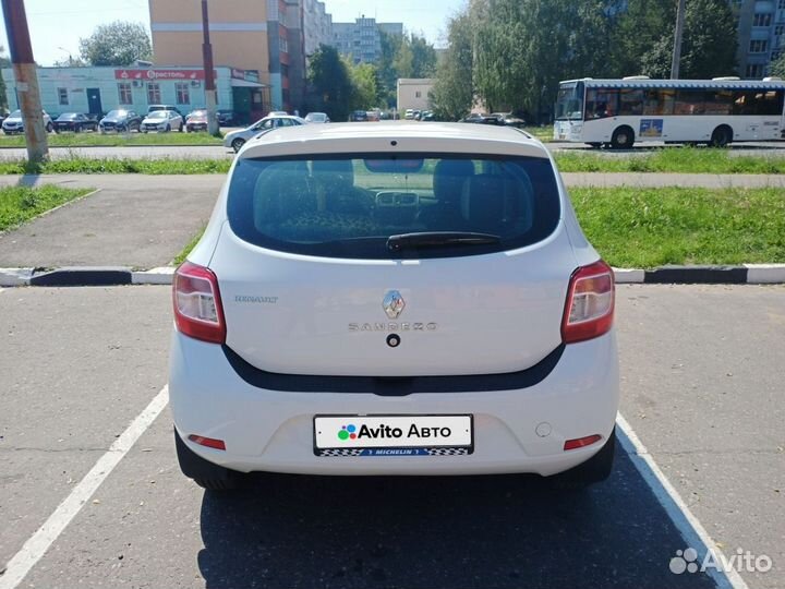 Renault Sandero 1.6 МТ, 2017, 141 719 км