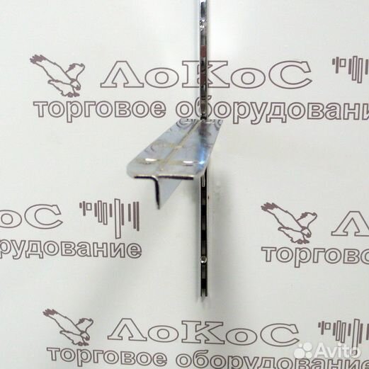 Кронштейн для стекла, L300мм, хром