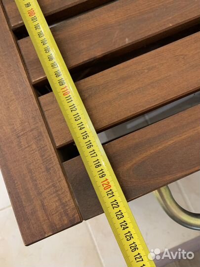 Скамья садовая с колесами