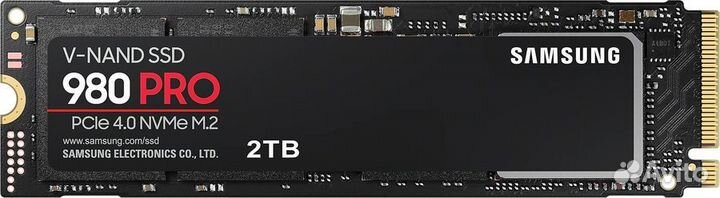 SSD накопитель Samsung 2 TB (M2, NVMe) - новый