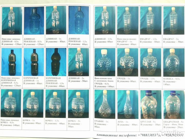 Бутылка пластиковая пэт