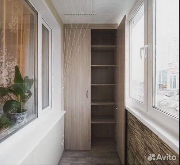 Обшивка балконов под ключ