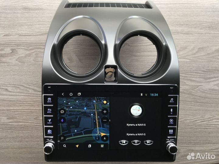 Магнитола Nissan Qashqai + физические кнопки