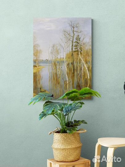 Картина Левитан / Весна - большая вода / Печать