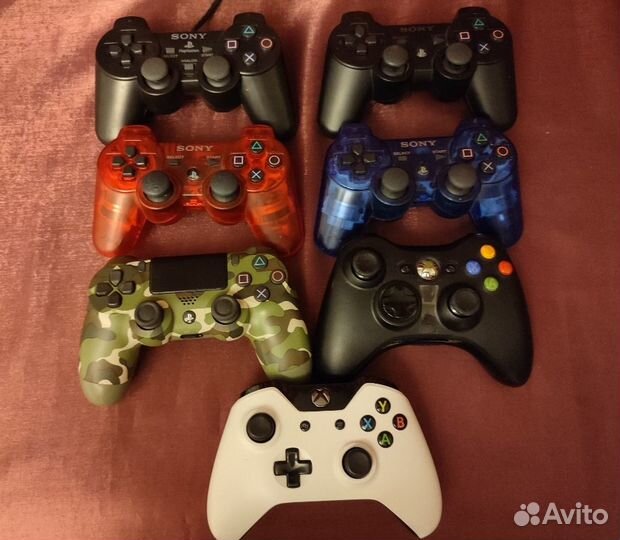 Джойстики Sony и Xbox оригинальные
