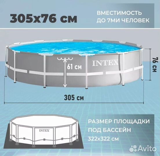 Каркасный бассейн
