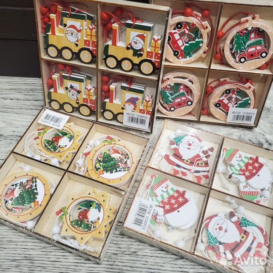 Новогодние игрушки набор