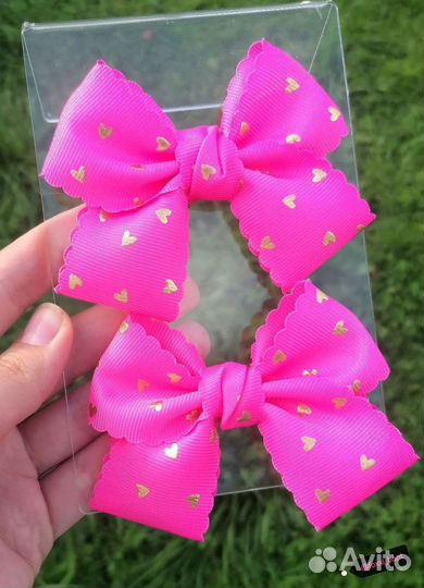 Бантики для волос ручной работы