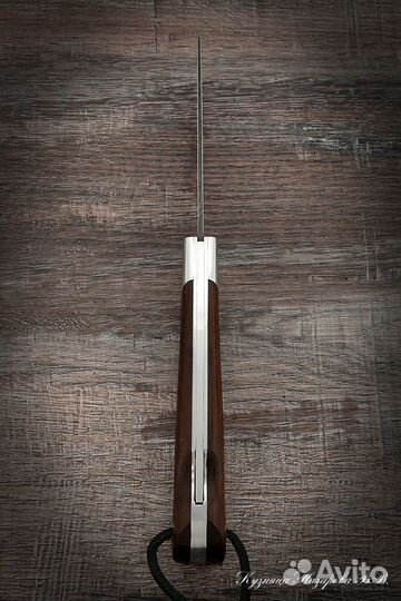 Нож складной Мексиканец сталь дамаск накладки кори