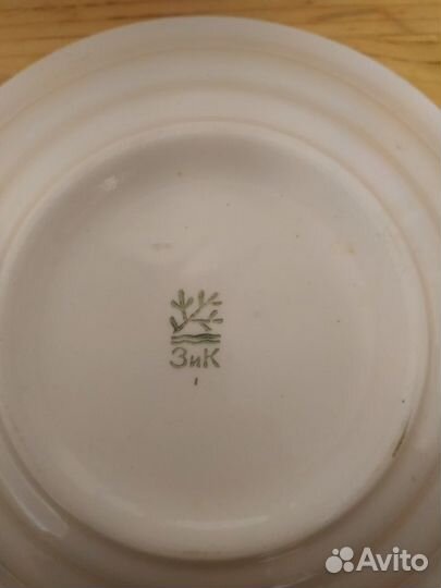 Комплект тарелок ссср.Конаковский фаянсовый завод