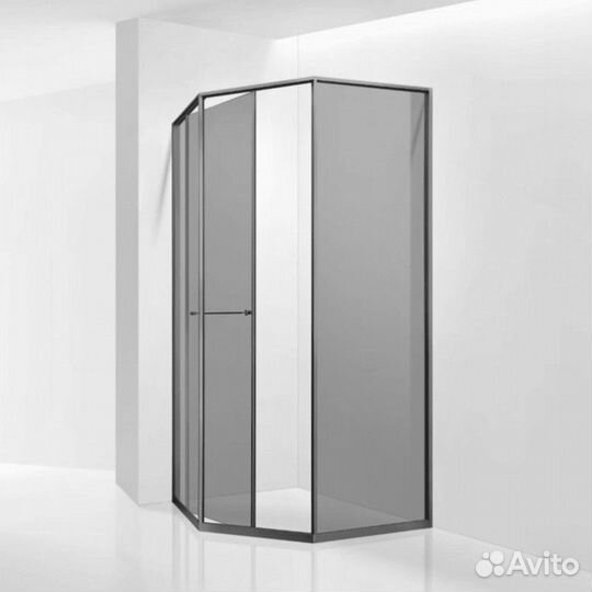 Душевой уголок RGW Stilvoll SV-82Gr R 90x90 тонированный