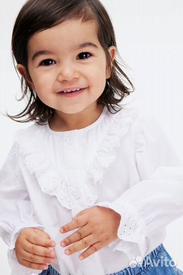 Блузка для девочки h&m 68 74 86 92