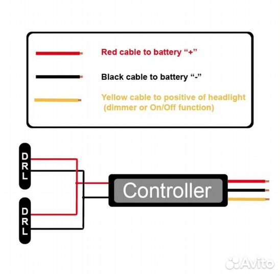 Контроллер ходовых огней дхо включение