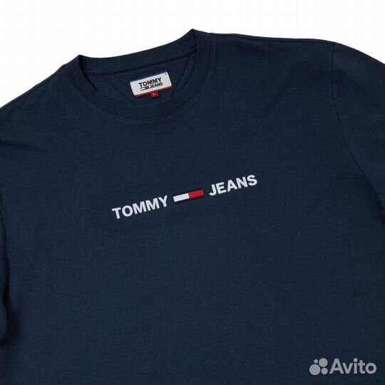 Футболка мужская синего цвета Tommy Jeans