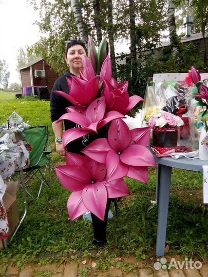 Ростовые цветы Лилии из изолона