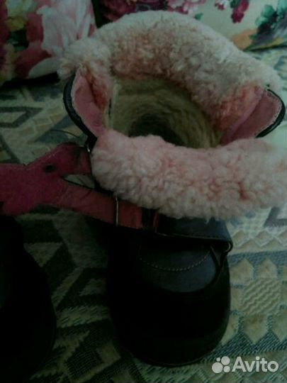 Ботинки зима на девочку