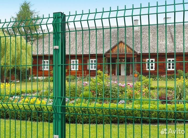 Забор из сварной сетки