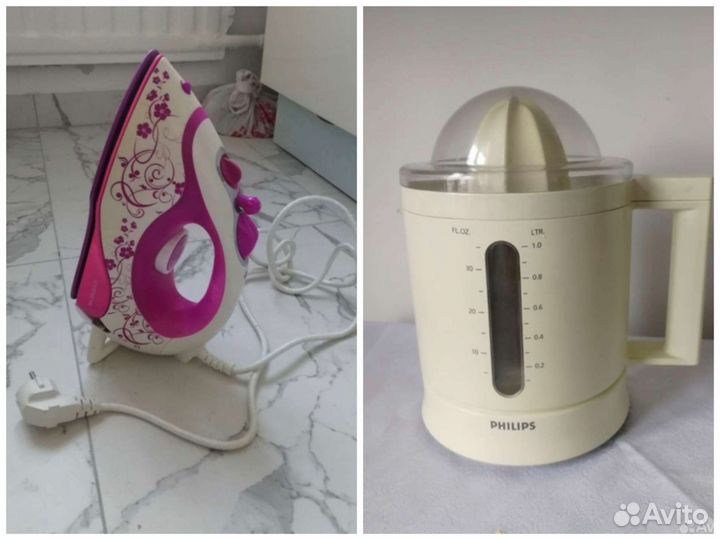 Соковыжималка Philips и Утюг Polaris