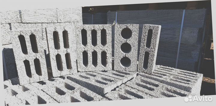 Перегородочные керамзитобетонные блоки ECO 349