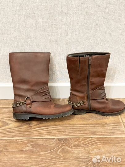 Сапоги женские натуральная кожа 37