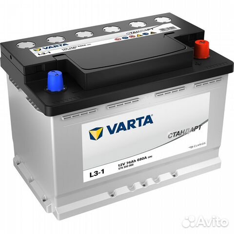 Аккумулятор 74 Varta Standart Евро