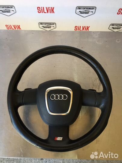 Руль ауди S4 B7 С лепестками переключения