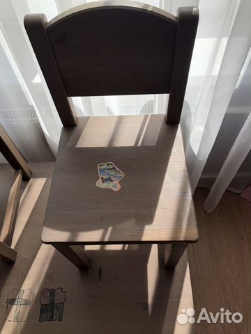 Детский стол и стул IKEA sundvik