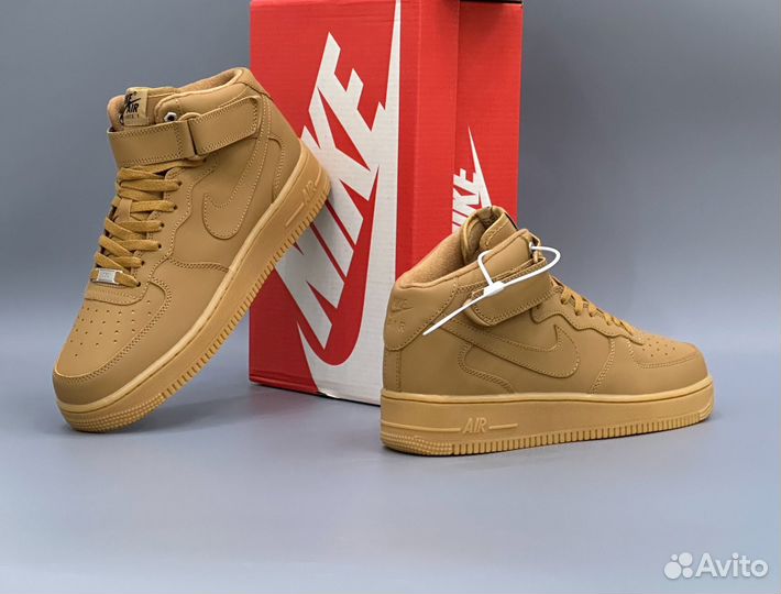 Nike Air Force зимние мужские кроссовки