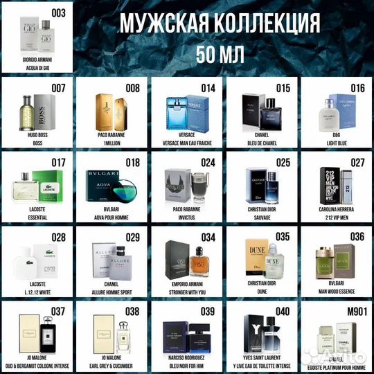 Духи «Essens» премиум класса Чешской компании