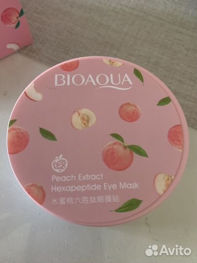 Патчи для глаз (персик)