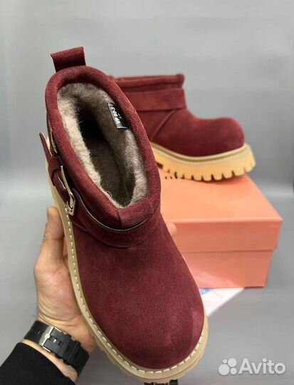 Ботинки женские miu miu зима