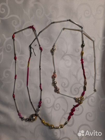 Бусы стеклярус СССР