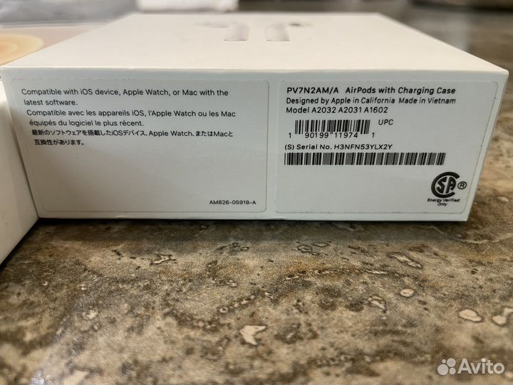 Коробка от iPad Air (4th Generation) wi-fi 256GB