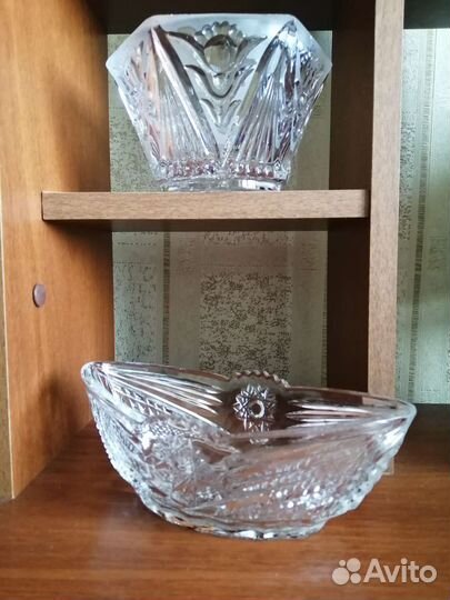 Салатник хрустальный