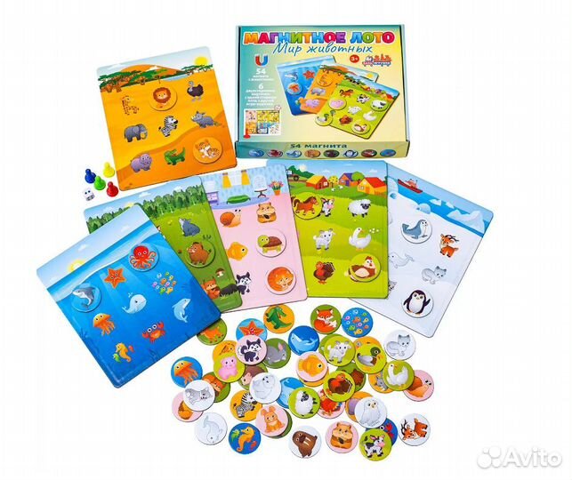 Игры магнитные Бигр/лото/пекарь/город машинок