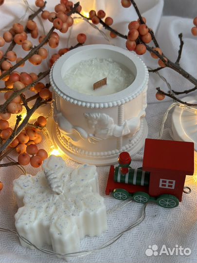 Соевые свечи новогодние подарки