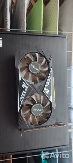 Видеокарта KFA2 GeForce GTX 1650 X Black на 4 Гб