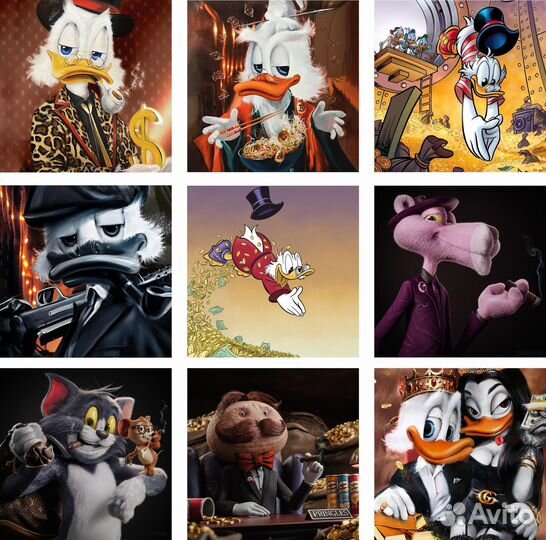 Картины на холсте 100х100см