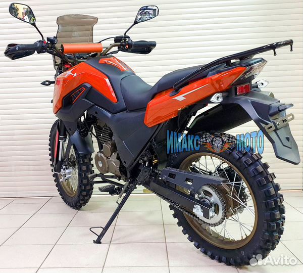 Мотоцикл Fireguard 250 см3, Trail оранжевый с птс