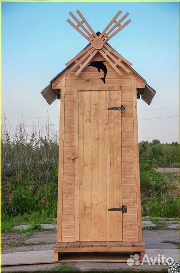 Дачный туалет с установкой KEY675
