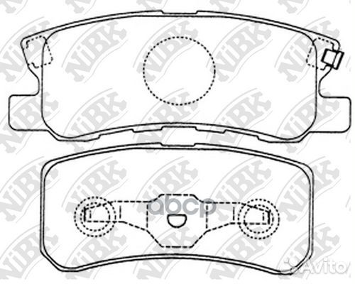 Колодки торм.зад. mitsubishi Grandis 2.0/2.4/DI